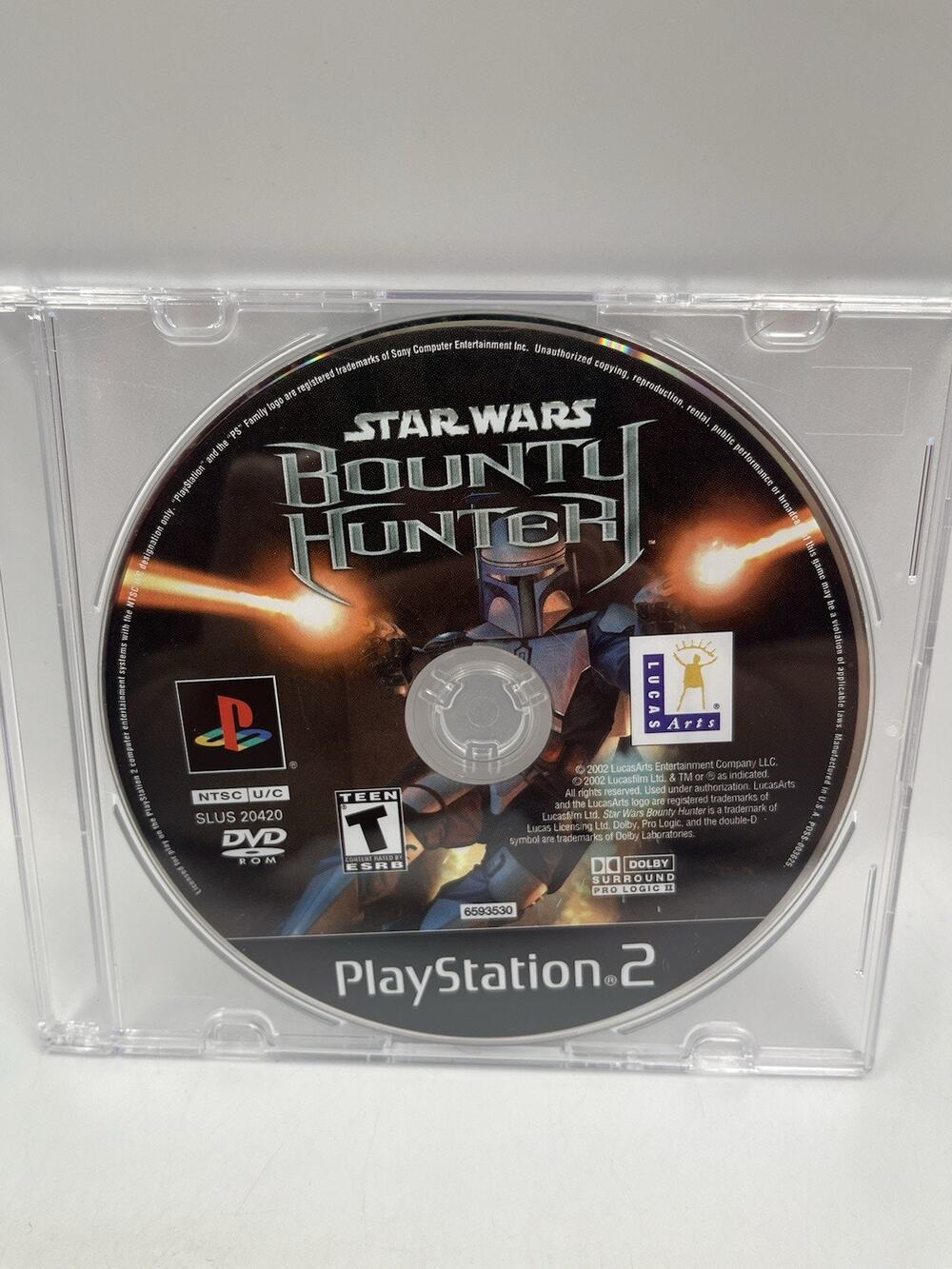 Star Wars: Bounty Hunter (PlayStation 2 PS2 2002) Disc only